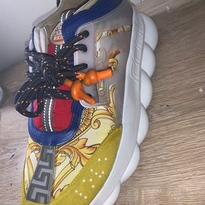 Versace Mens Chain Reaction Sneakers